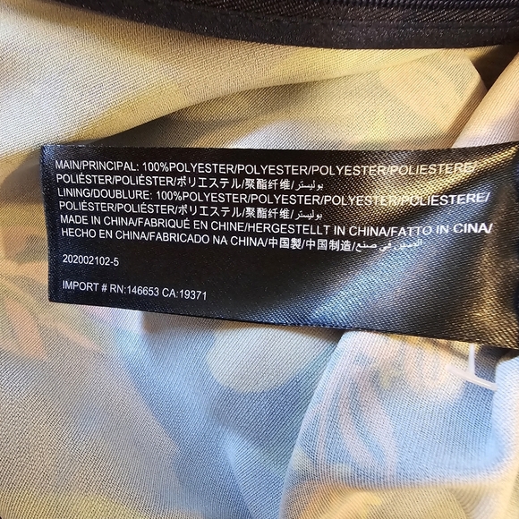 Finders Keepers Navy Floral Mini Dress w Cut-Out Detailing - Picture 12 of 14